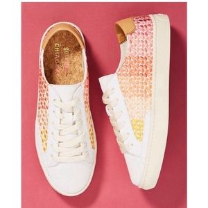 Soludos Chiaozza ombré embroidered sneakers